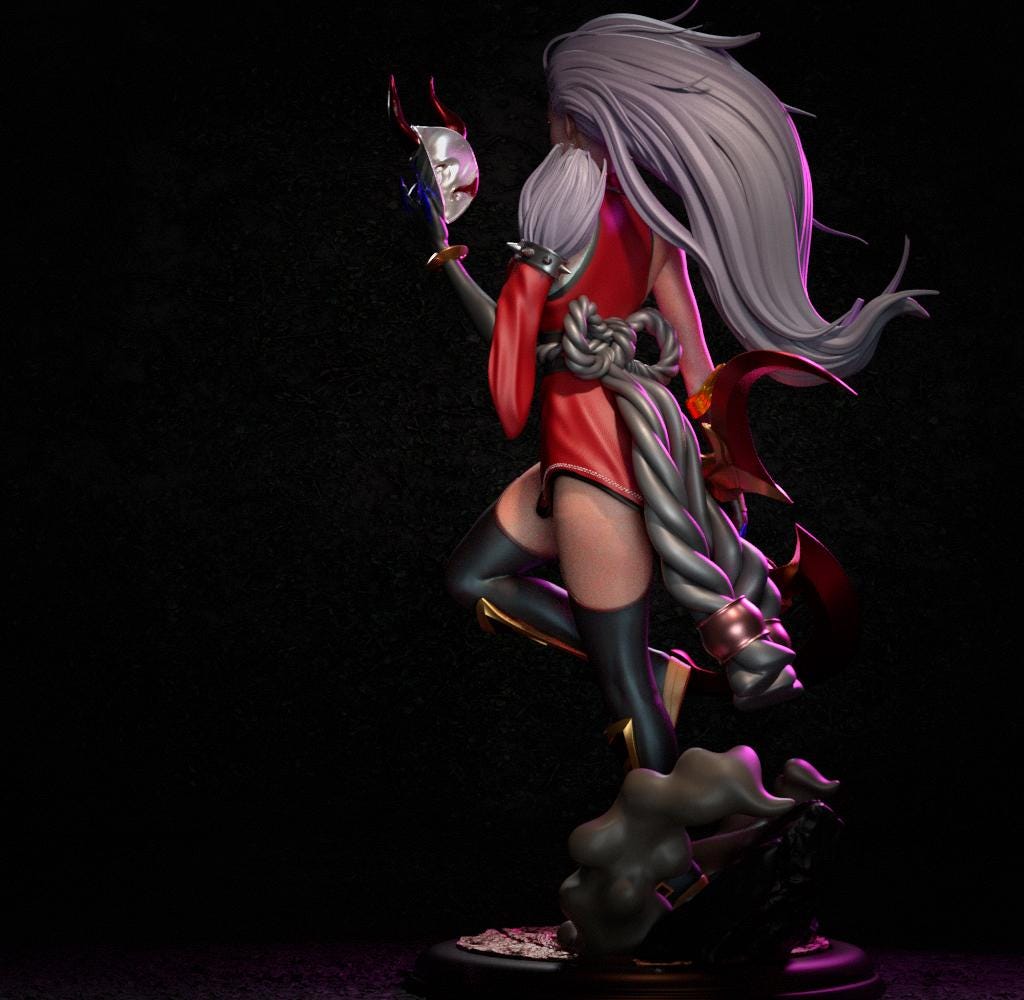 Ahri Hand-Painted 1/6 Scale Figurine – Enchantress Sorceress