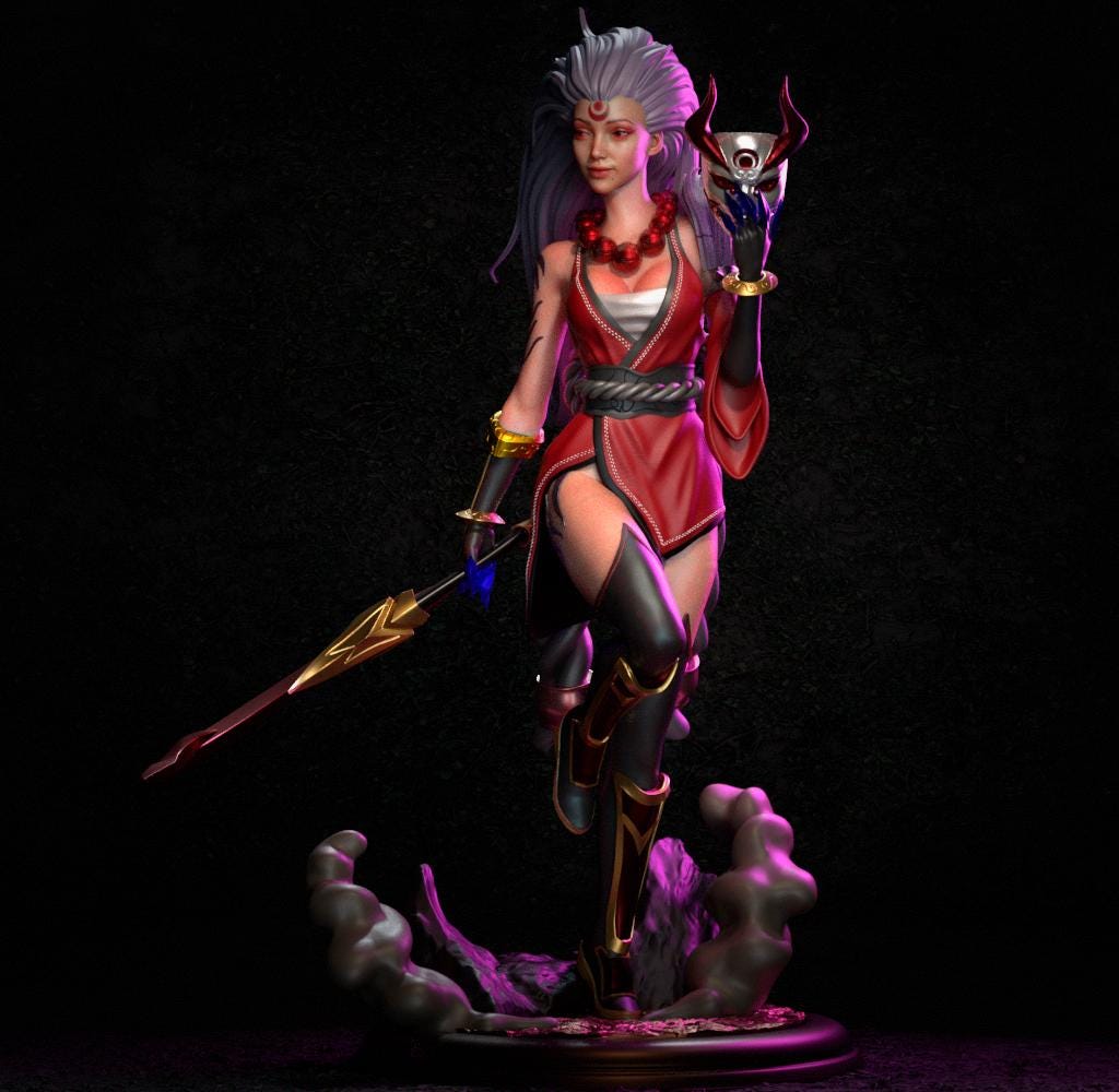 Ahri Hand-Painted 1/6 Scale Figurine – Enchantress Sorceress