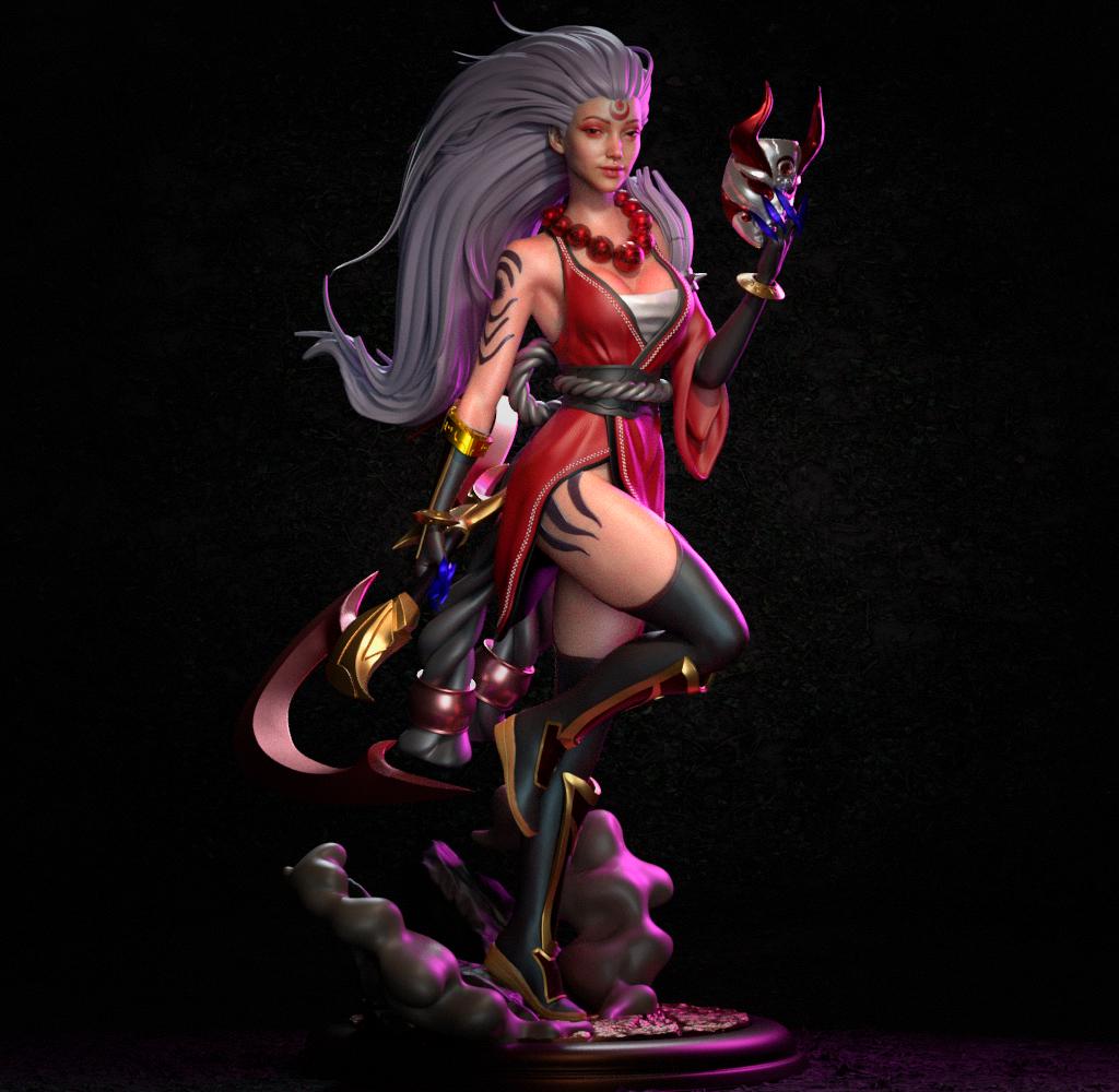 Ahri Hand-Painted 1/6 Scale Figurine – Enchantress Sorceress