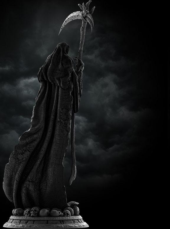 Hand-Painted 1/6 Figurine – Death - Grim Reaper