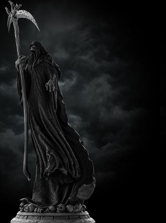 Hand-Painted 1/6 Figurine – Death - Grim Reaper
