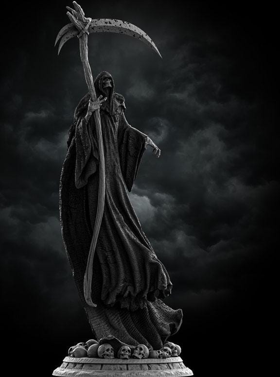 Hand-Painted 1/6 Figurine – Death - Grim Reaper