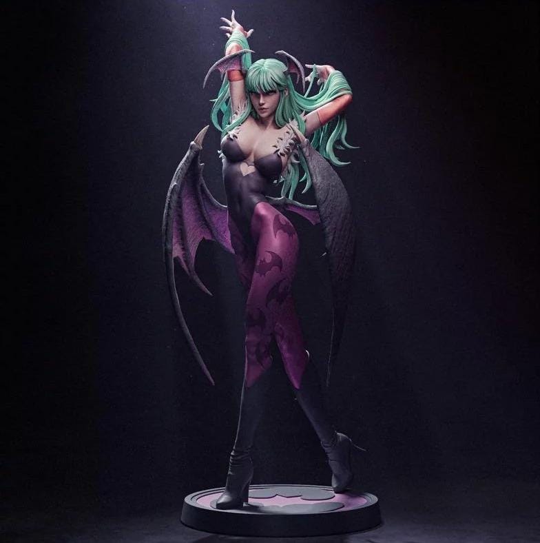 Custom Painted Succubus Figurine – 1/6