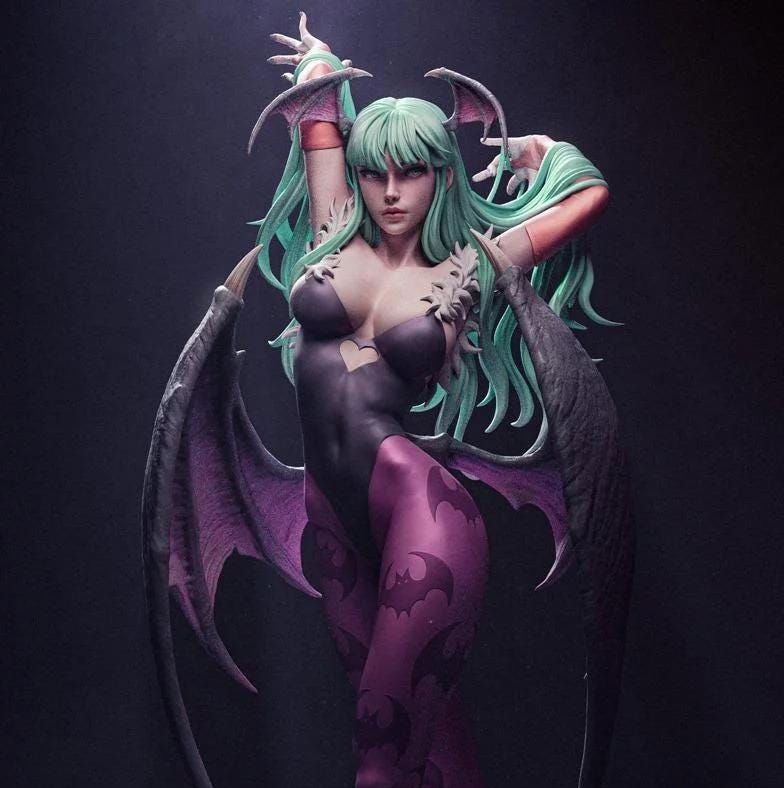 Custom Painted Succubus Figurine – 1/6