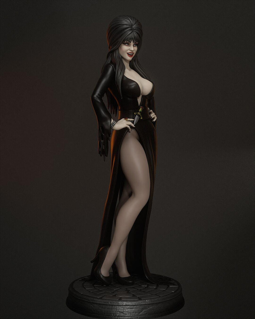 Custom Painted Gothic Mistress Figurine – 1/6