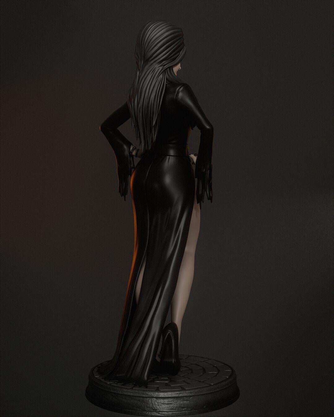 Custom Painted Gothic Mistress Figurine – 1/6