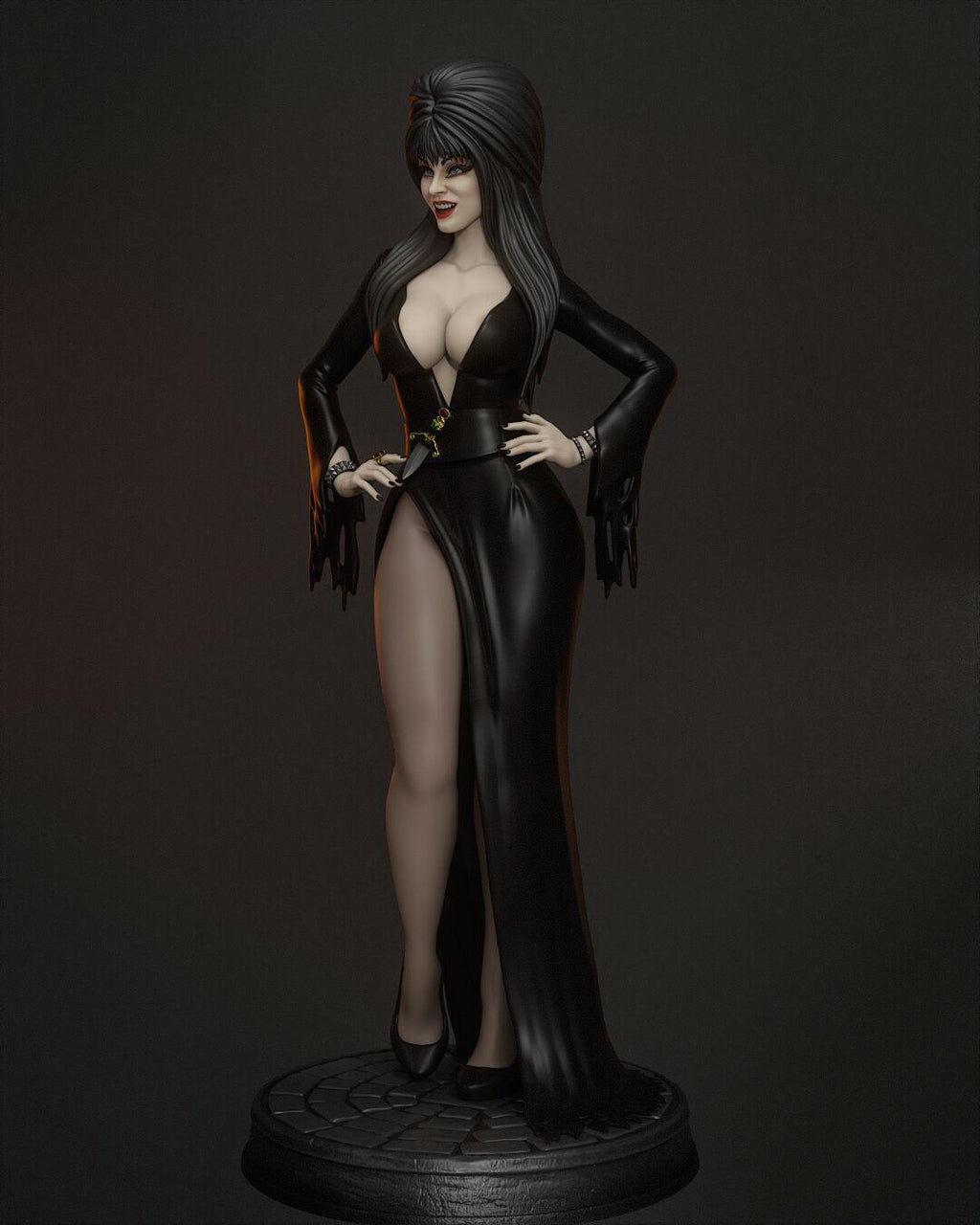 Custom Painted Gothic Mistress Figurine – 1/6