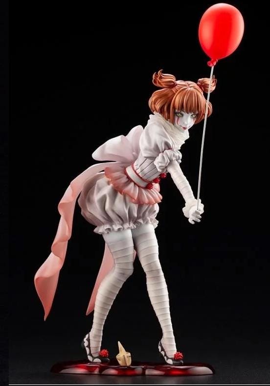 Custom Painted Creepy Clown Figurine – 1/6