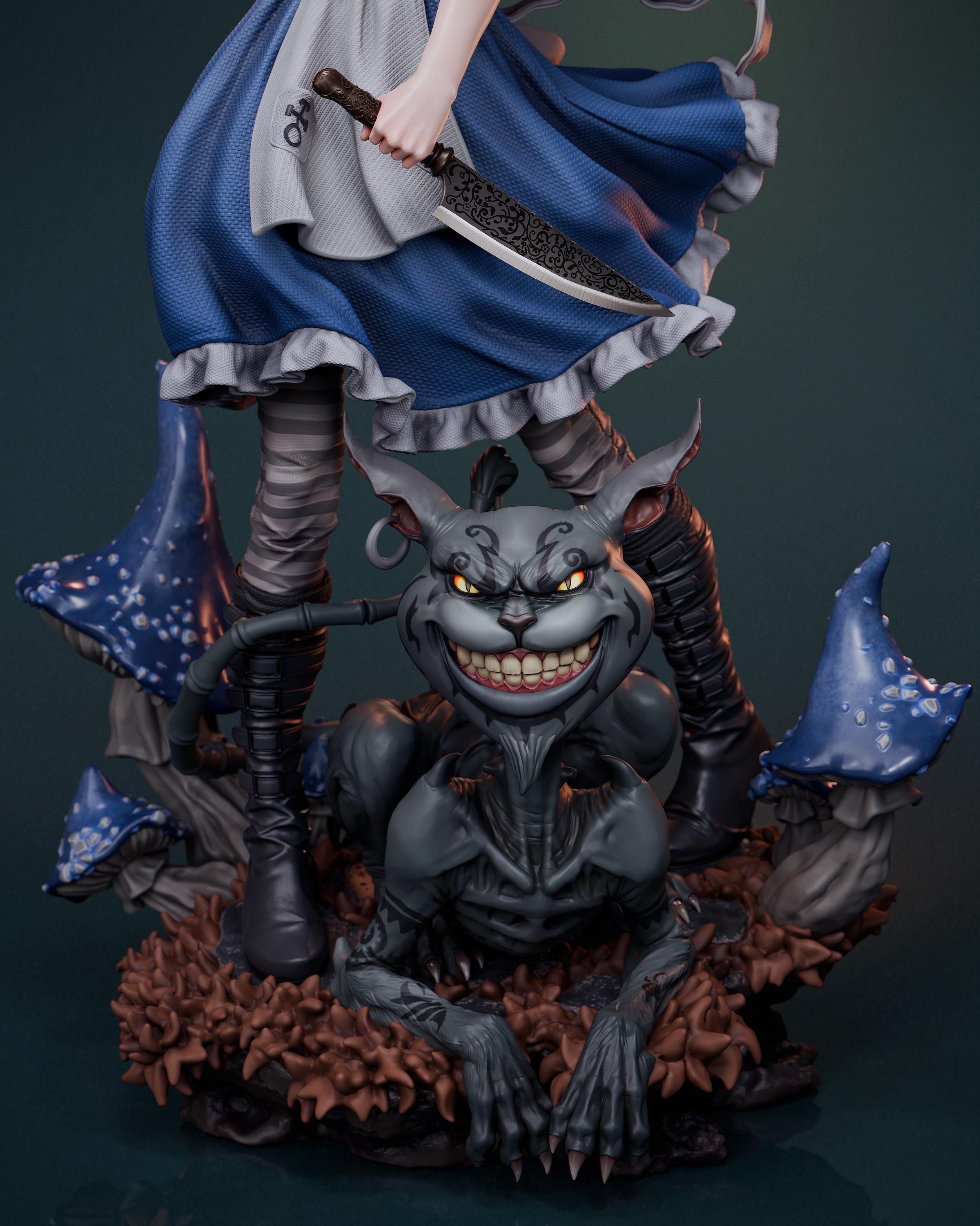 Custom Painted Dark Fantasy Girl Figurine – 1/6 or 1/4 Scale