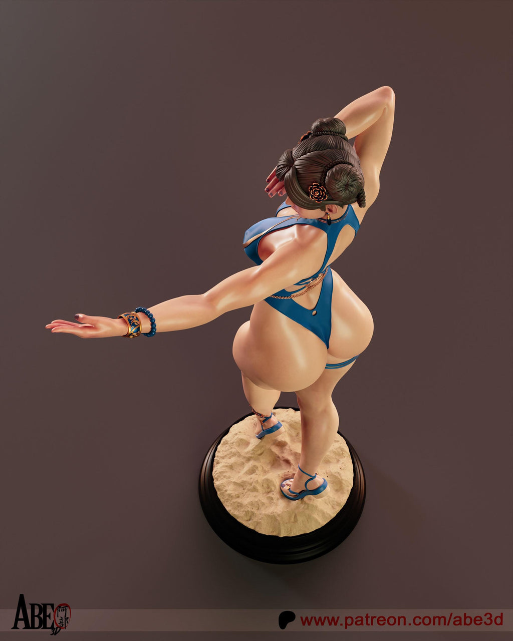 li Warrior Martial Arts Figurine – 1/6 Scale Resin custom Statue