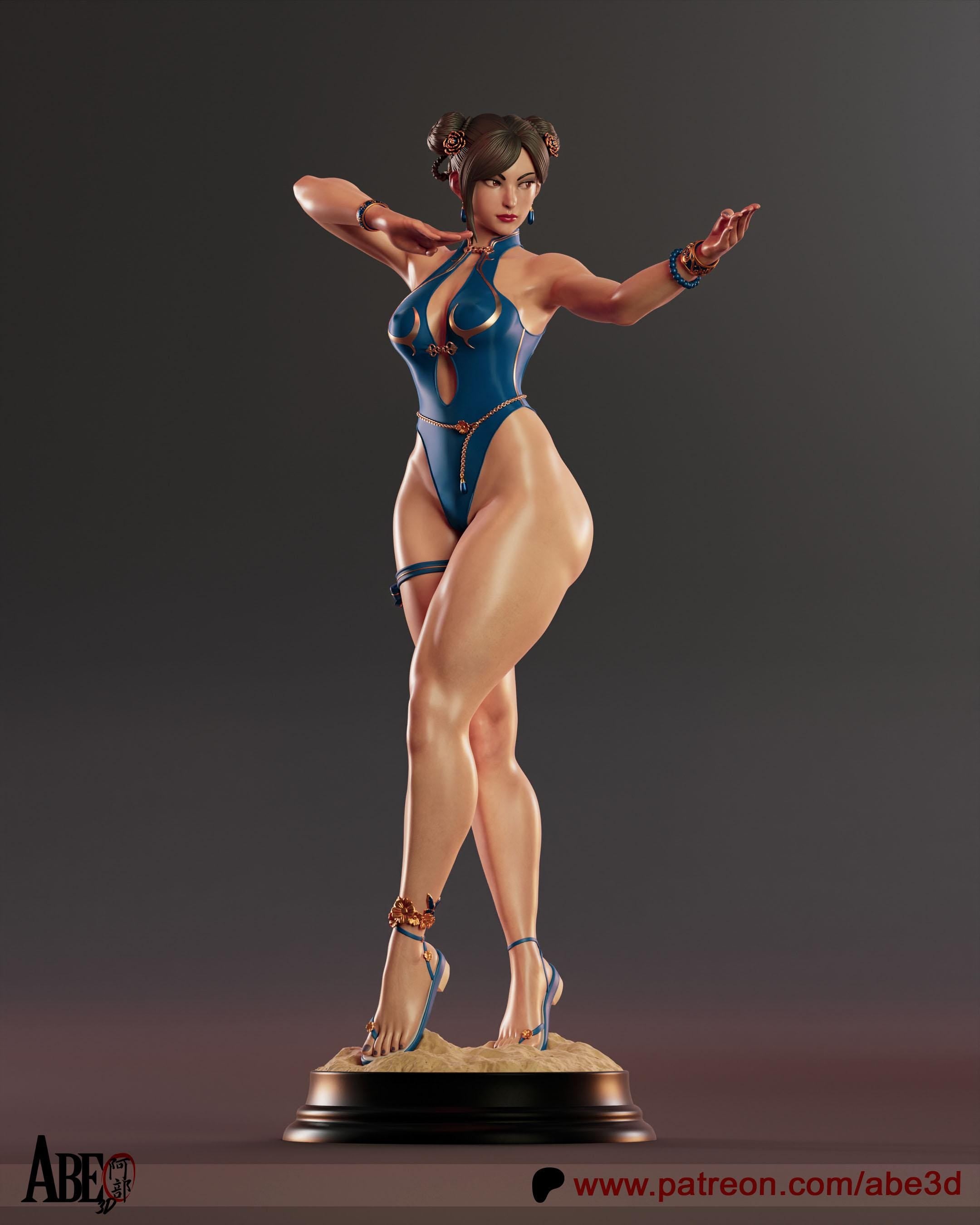 li Warrior Martial Arts Figurine – 1/6 Scale Resin custom Statue