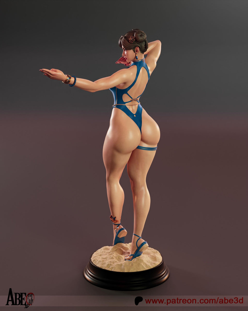 li Warrior Martial Arts Figurine – 1/6 Scale Resin custom Statue