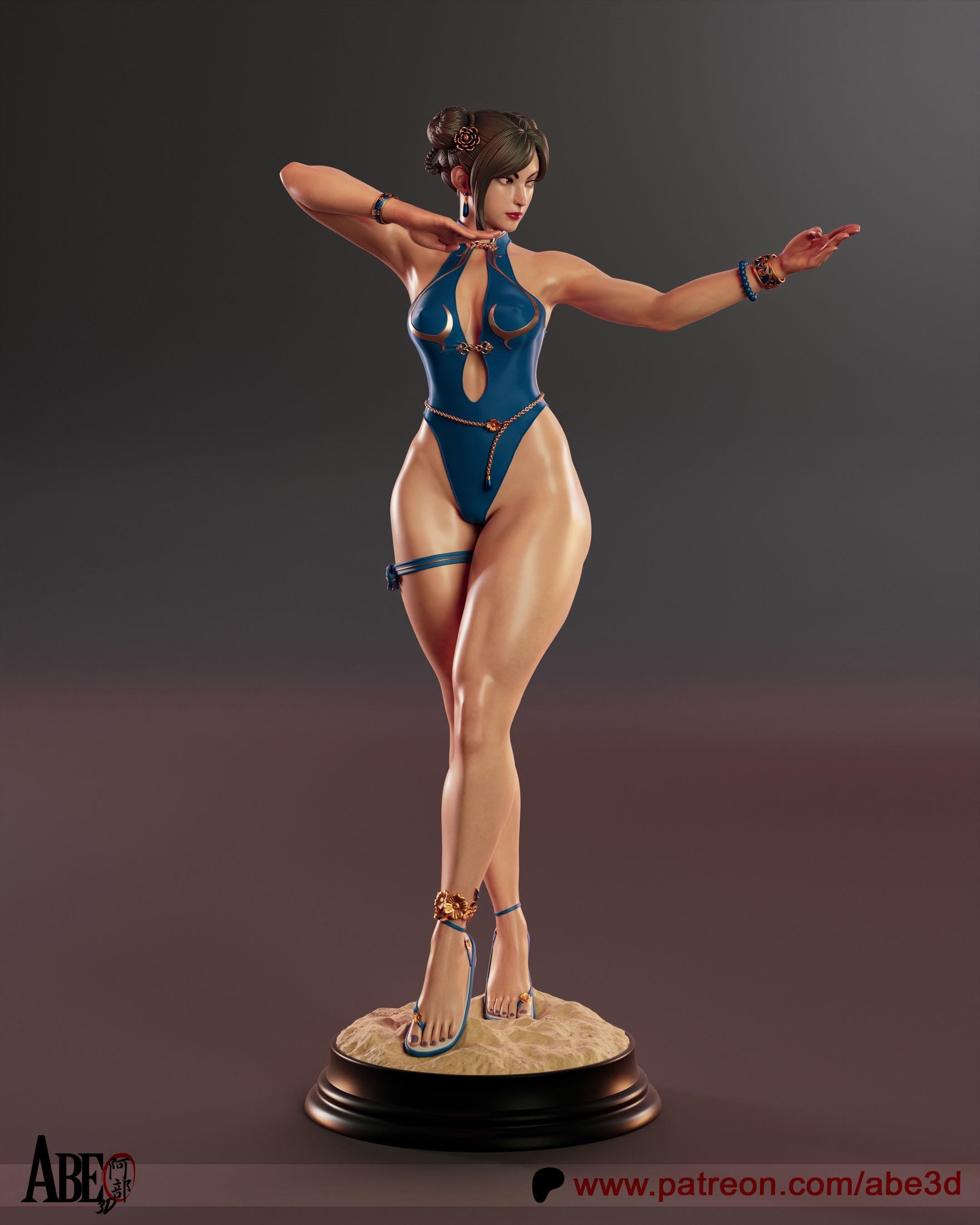 li Warrior Martial Arts Figurine – 1/6 Scale Resin custom Statue