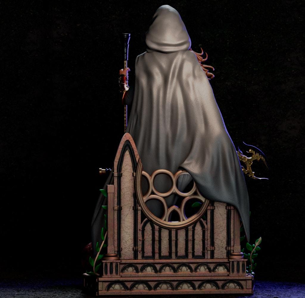 Magdalena Huntress Figurine – 1/6 or 1/4 Scale Resin Statue