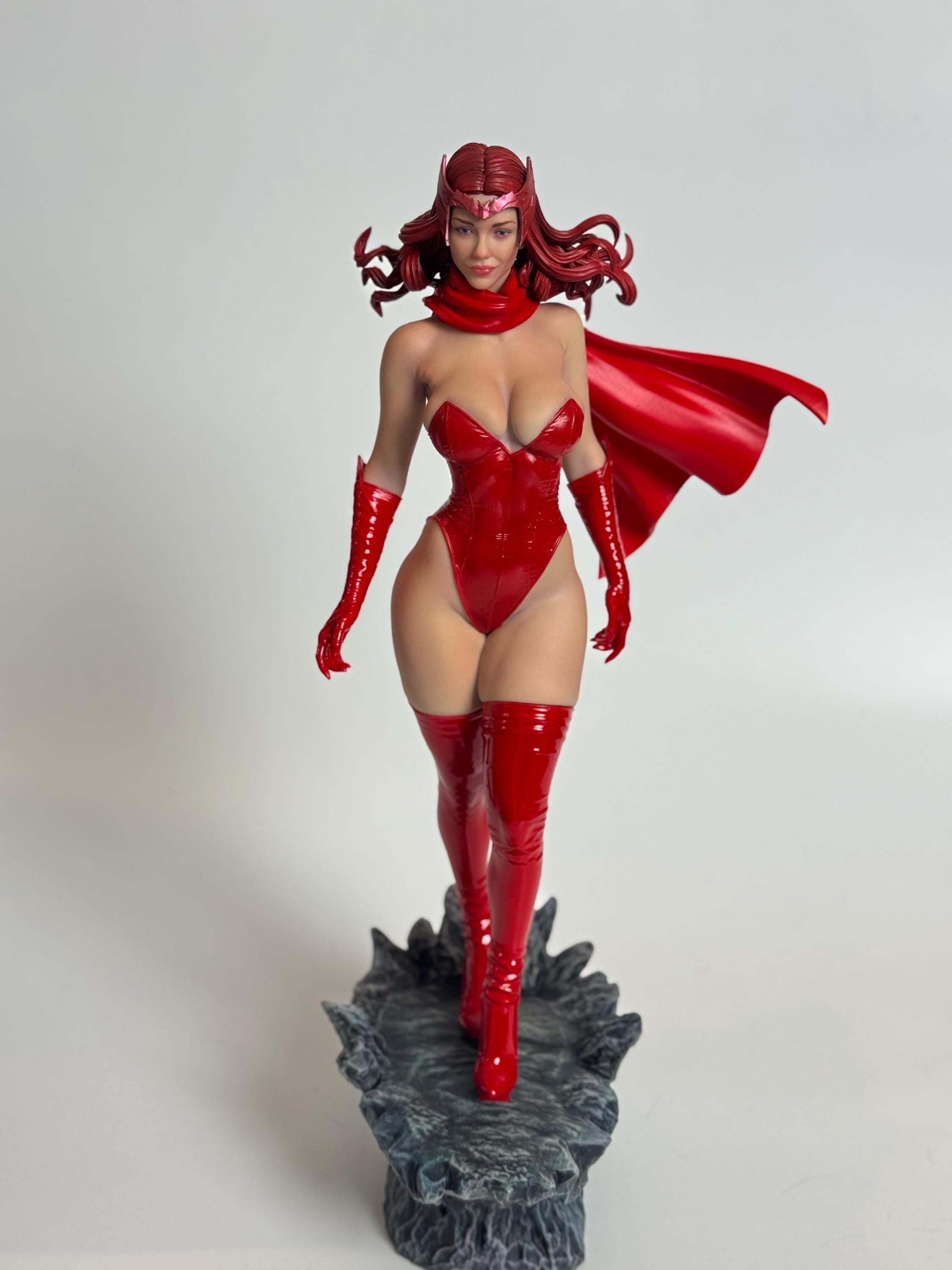 Scarlet Mage figure statue 1/6 hand-painted