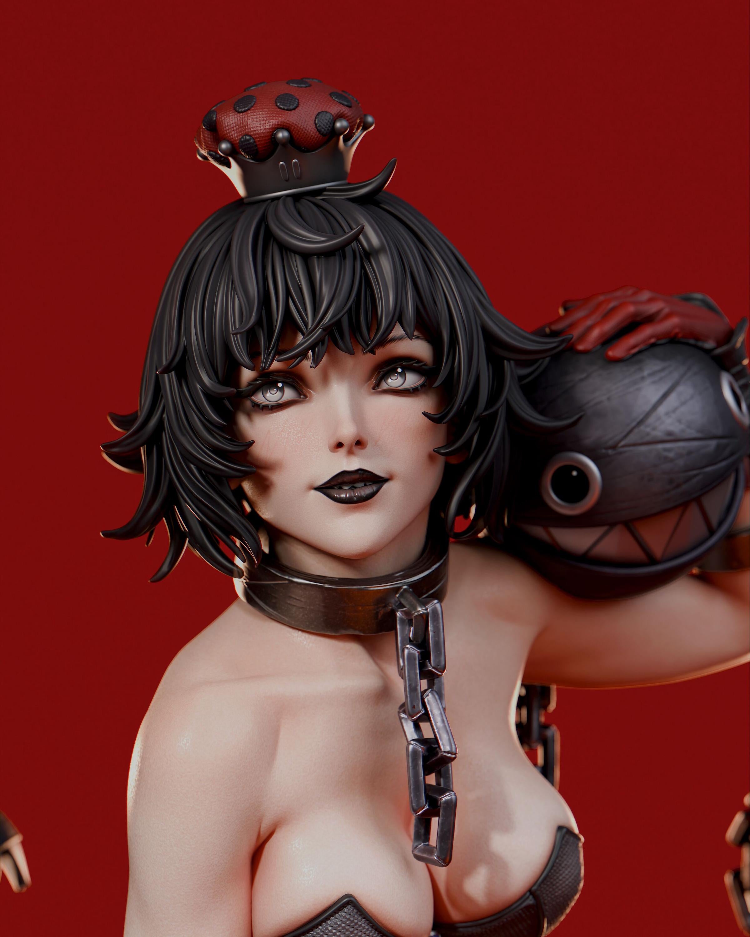 Chainella – Custom Painted 1/6 Scale Figurine | Dark Fantasy