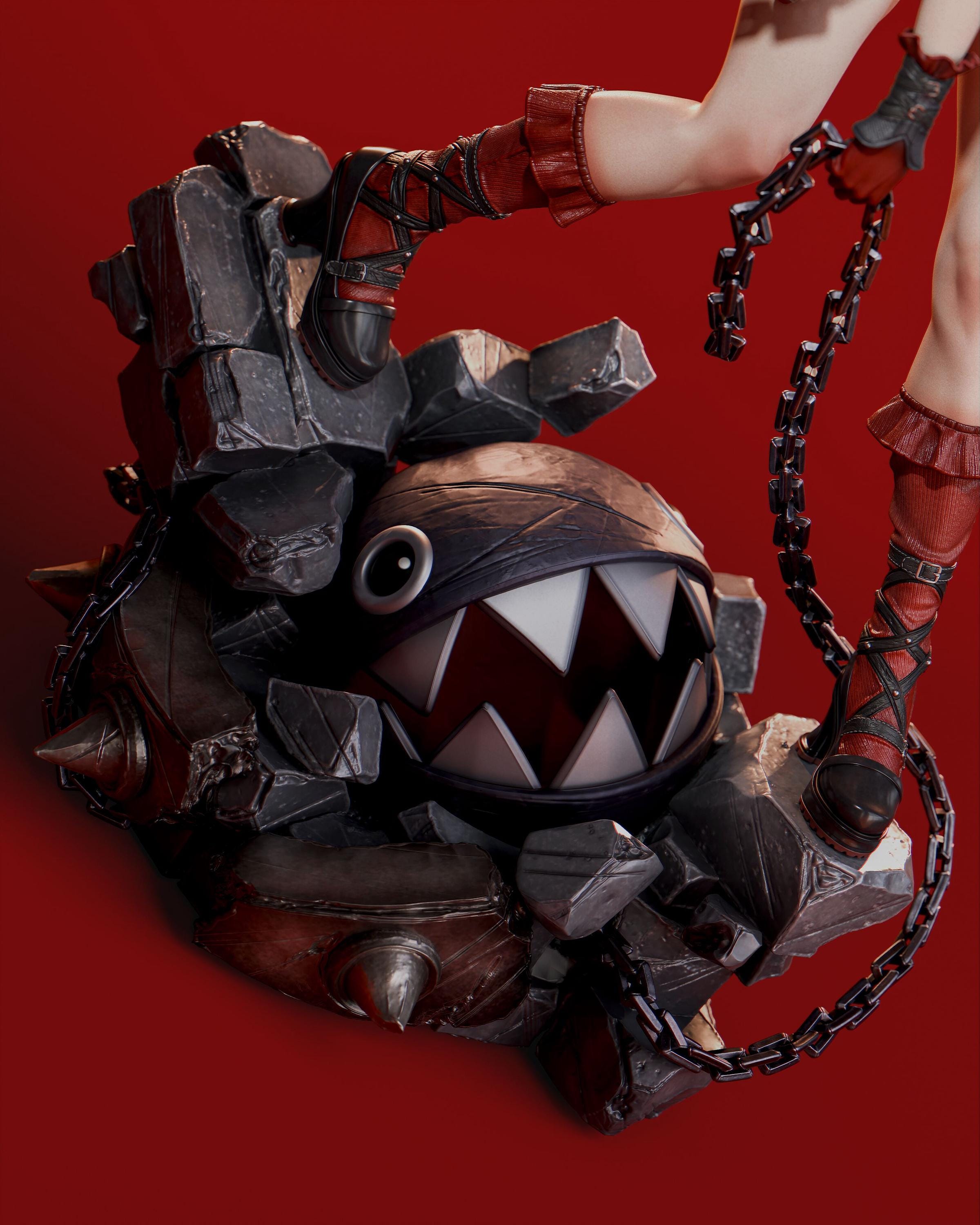 Chainella – Custom Painted 1/6 Scale Figurine | Dark Fantasy
