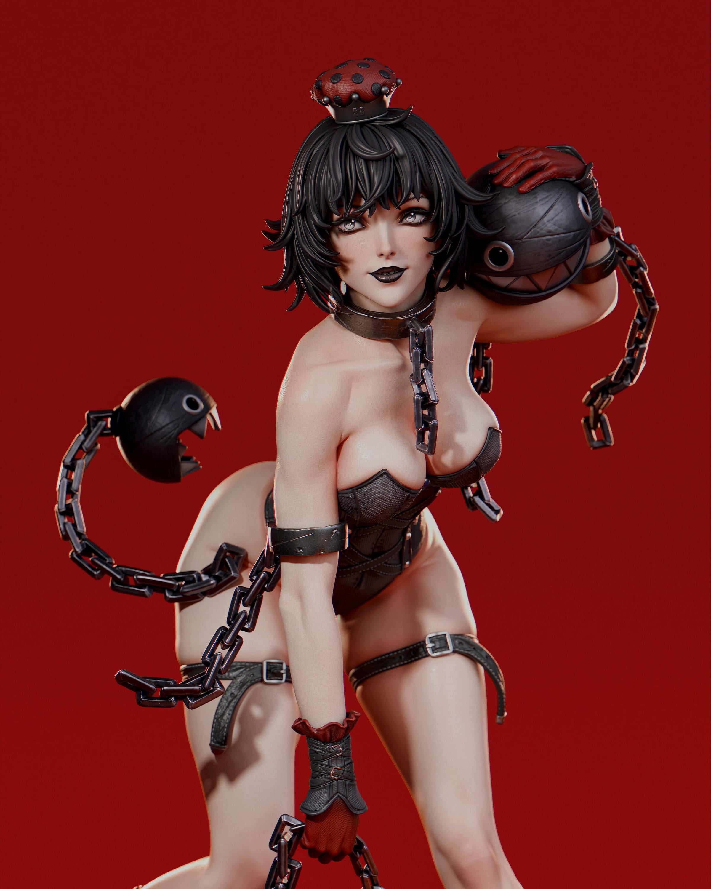 Chainella – Custom Painted 1/6 Scale Figurine | Dark Fantasy