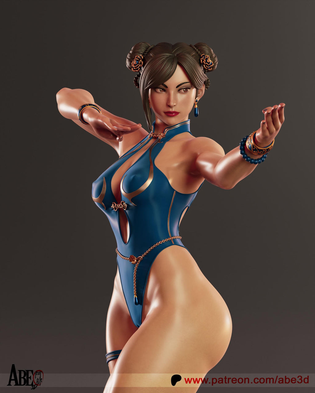 li Warrior Martial Arts Figurine – 1/6 Scale Resin custom Statue