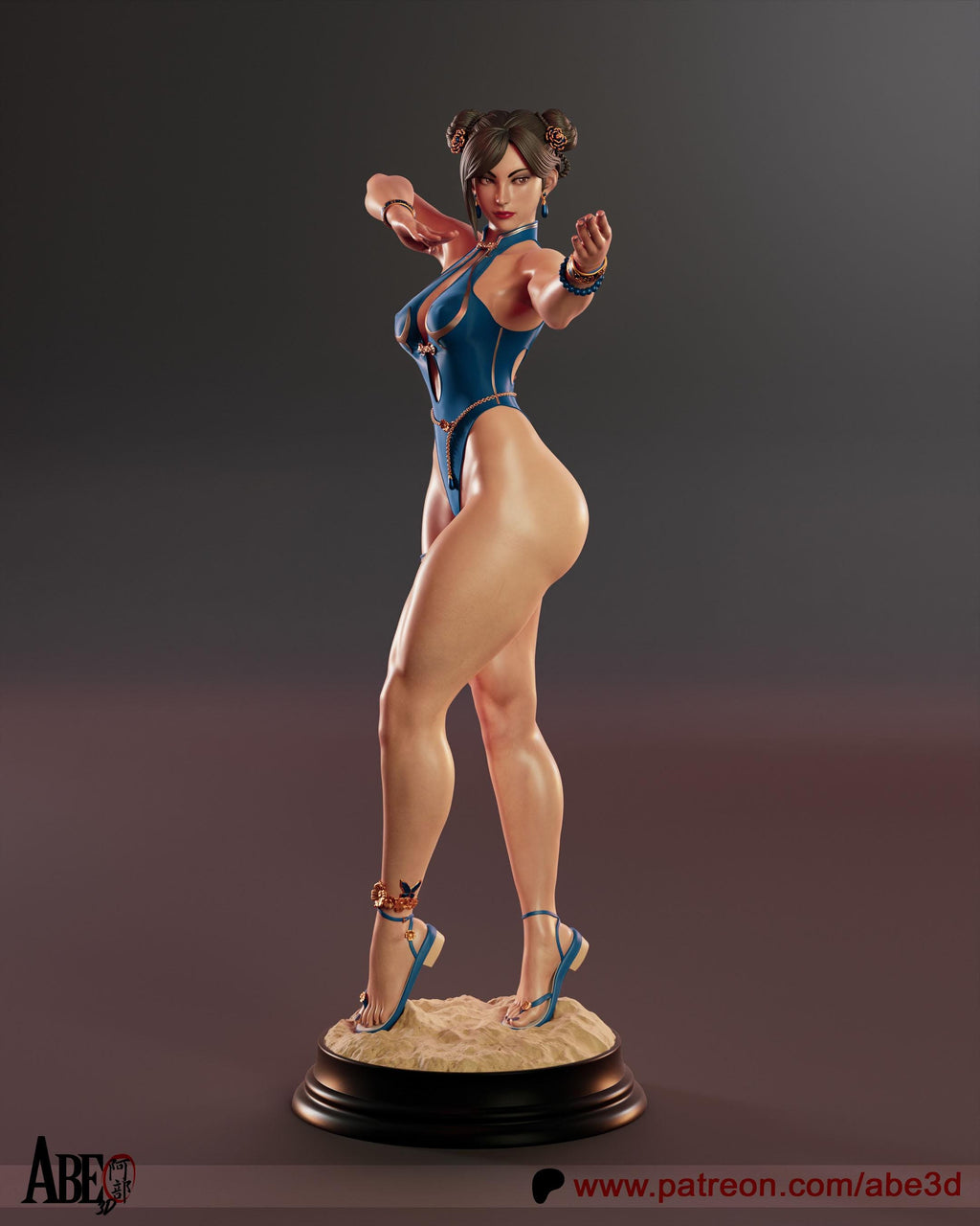 li Warrior Martial Arts Figurine – 1/6 Scale Resin custom Statue