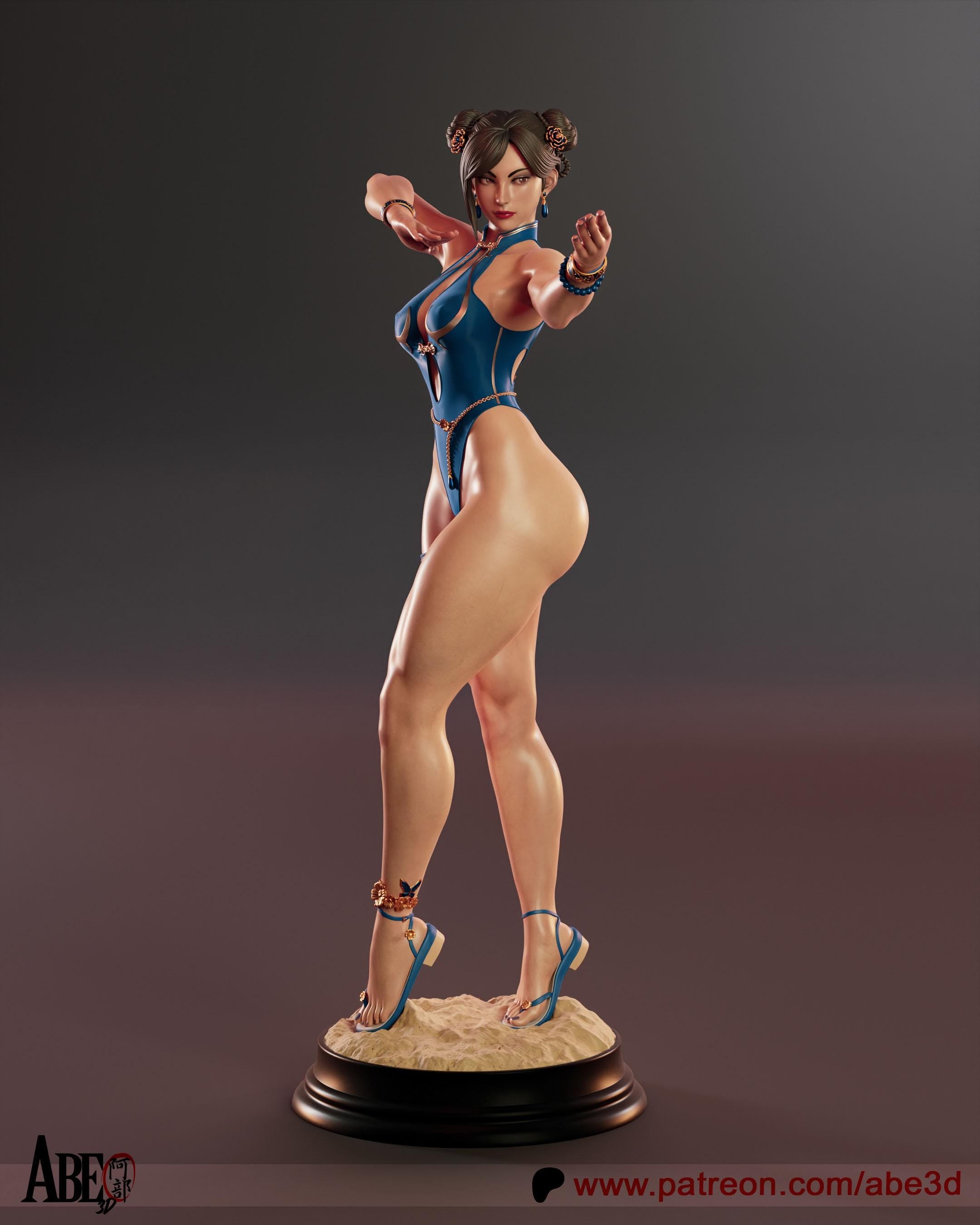 li Warrior Martial Arts Figurine – 1/6 Scale Resin custom Statue