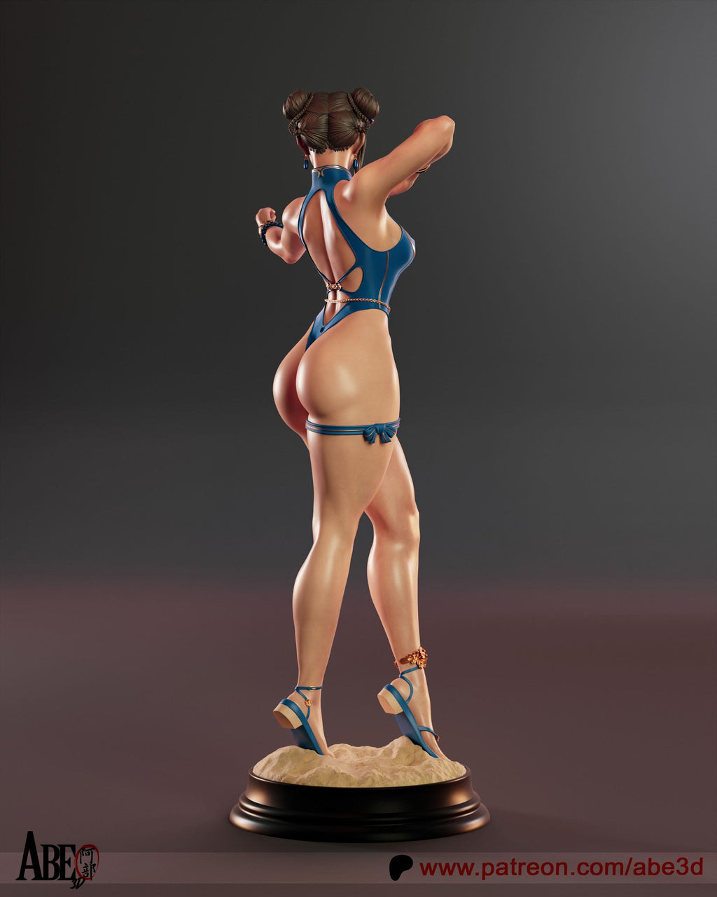 li Warrior Martial Arts Figurine – 1/6 Scale Resin custom Statue