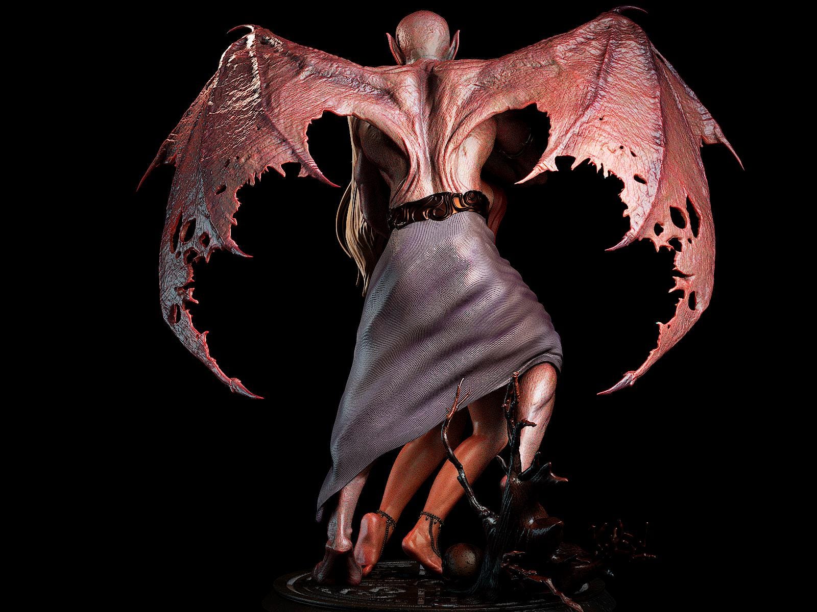 Dracula diorama – hand painted 1/6 hand Painted Figurine