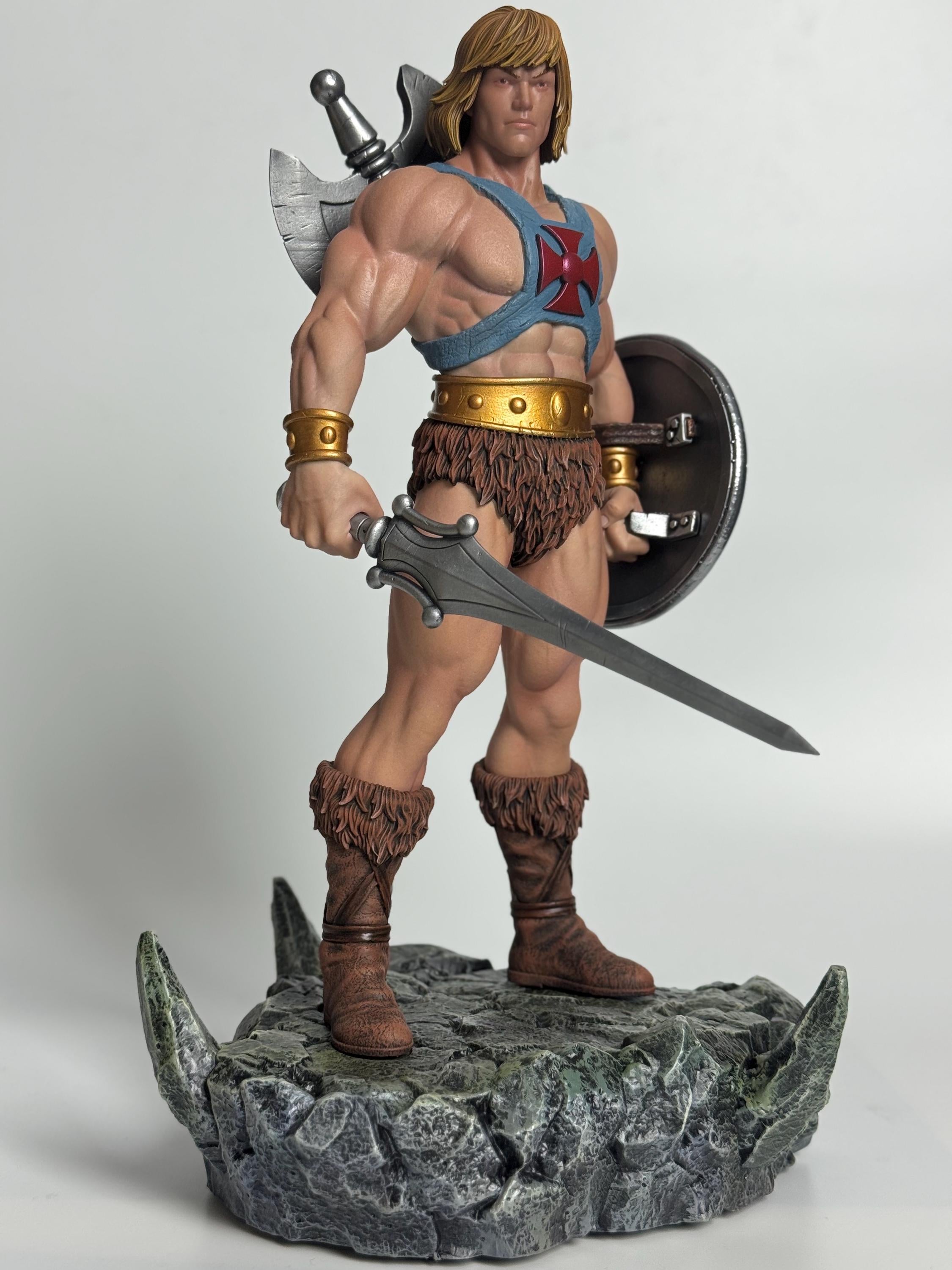 Legendary Barbarian Custom Figurine | 1/6 scale hand painted