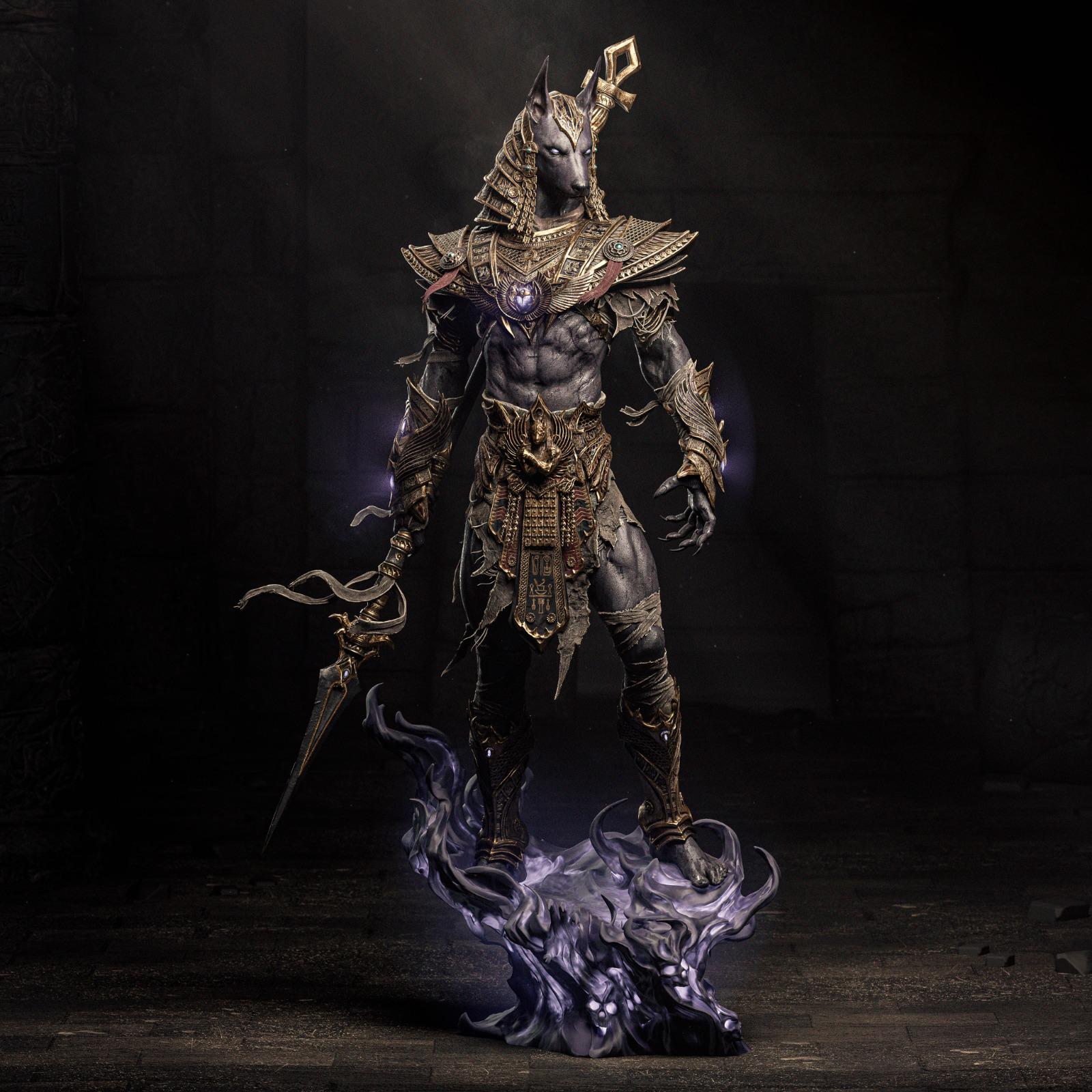 Anubis - Ancient Death Guardian Warrior • 1/6 Scale Statue or 1/4