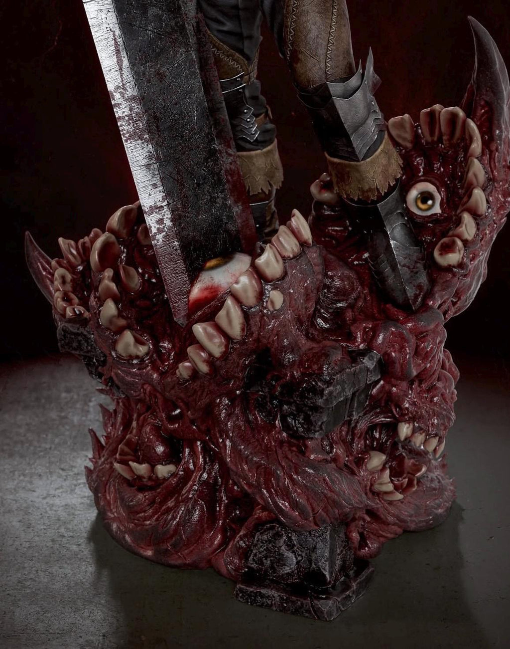 Hand Painted Dark Slayer with guts Resin Statue • 1/6 or 1/4 Scale