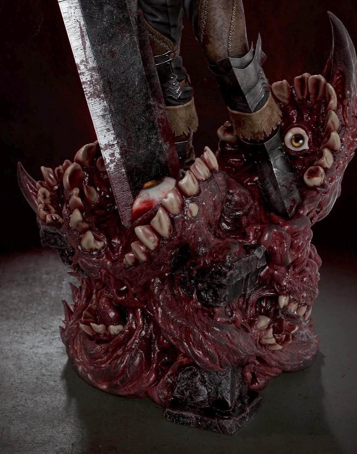 Hand Painted Dark Slayer with guts Resin Statue • 1/6 or 1/4 Scale