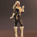 Custom Cat Thief Woman Figurine – 1/6 Scale Hand Painted Statue with Jewelry Base