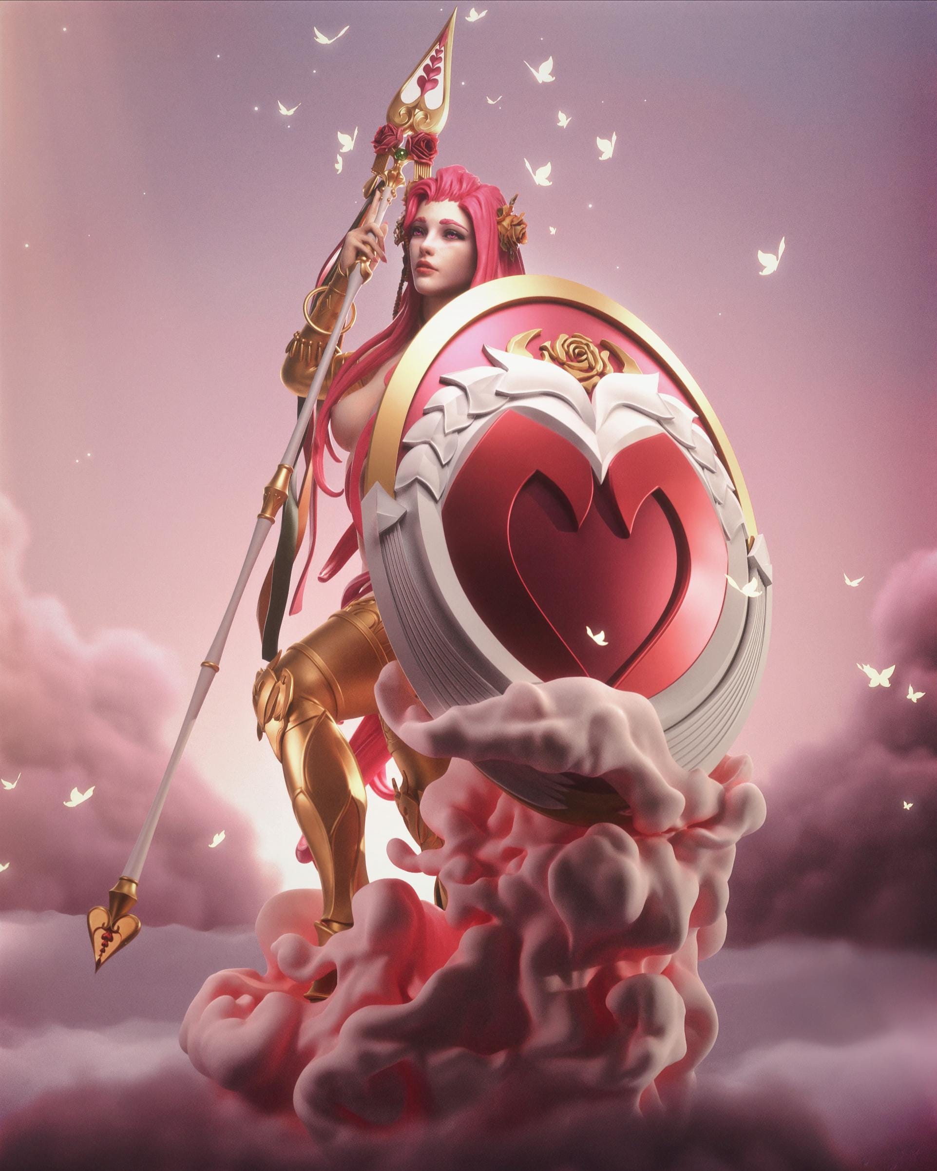 Aphrodite Godness Guardian of Love & Valor • 1/6 Scale Statue or 1/4