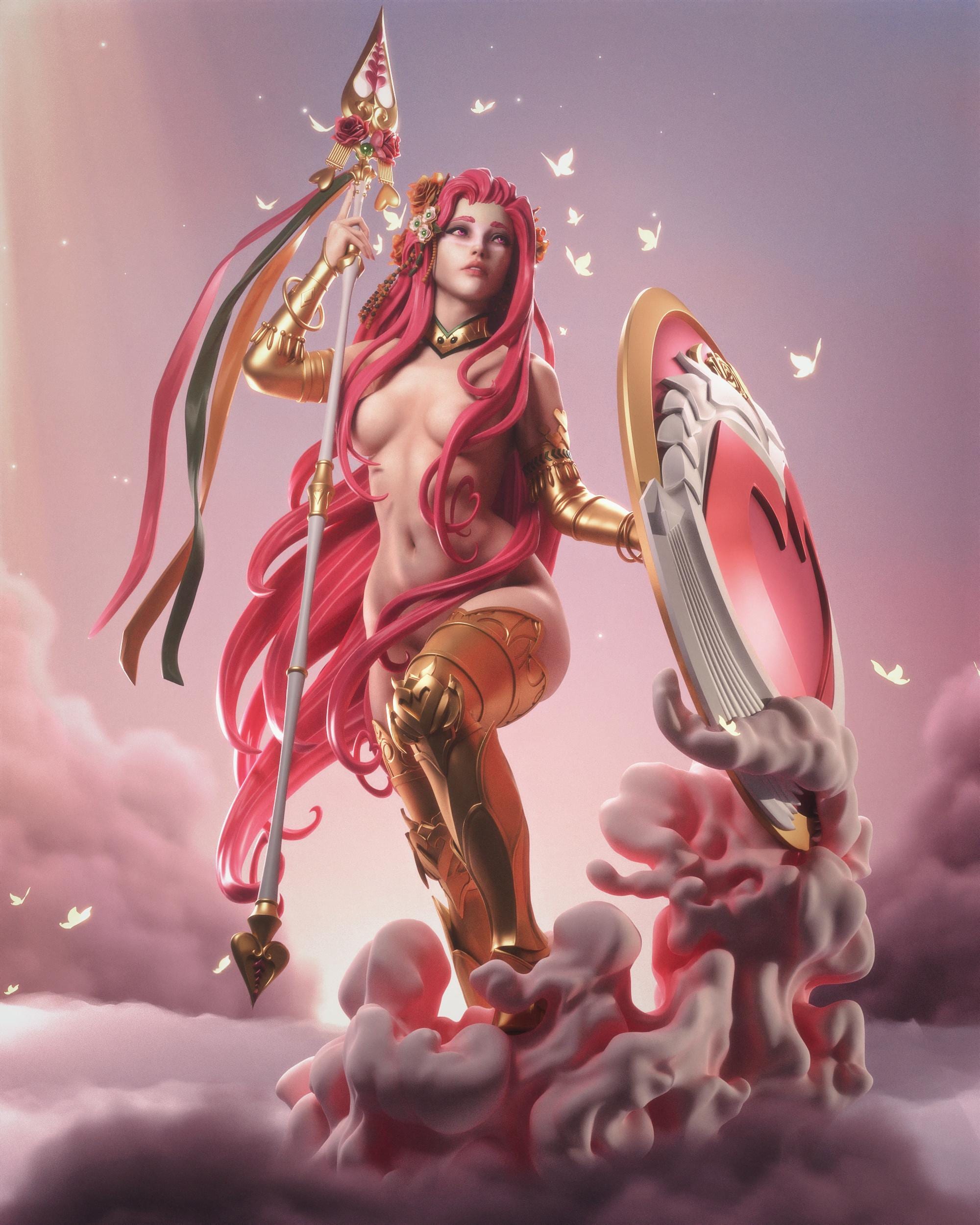 Aphrodite Godness Guardian of Love & Valor • 1/6 Scale Statue or 1/4