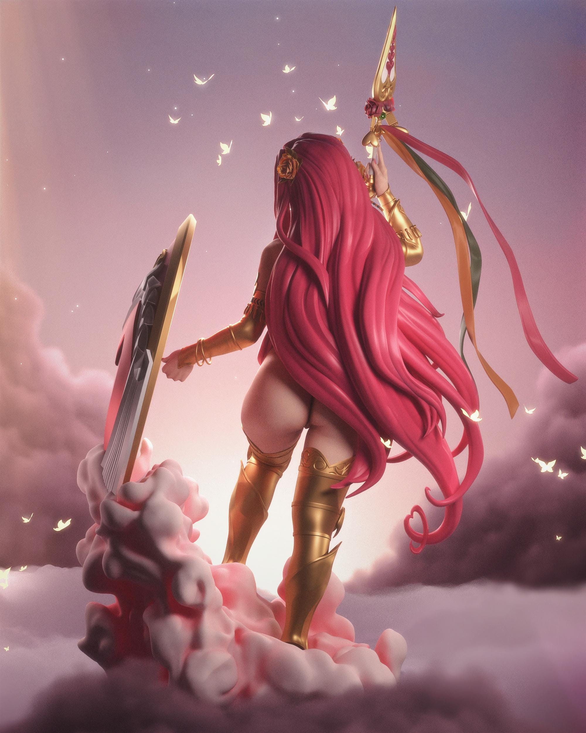 Aphrodite Godness Guardian of Love & Valor • 1/6 Scale Statue or 1/4