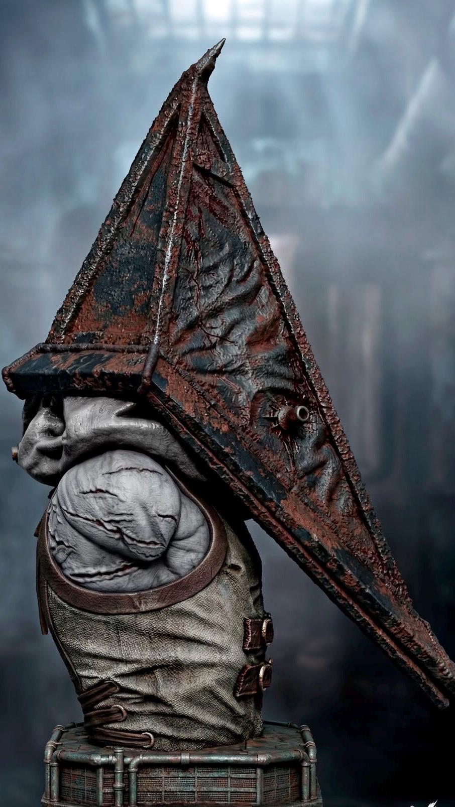 Brutal Pyramid Head Custom Figurine 1:6 Scale – Hand-Painted statue