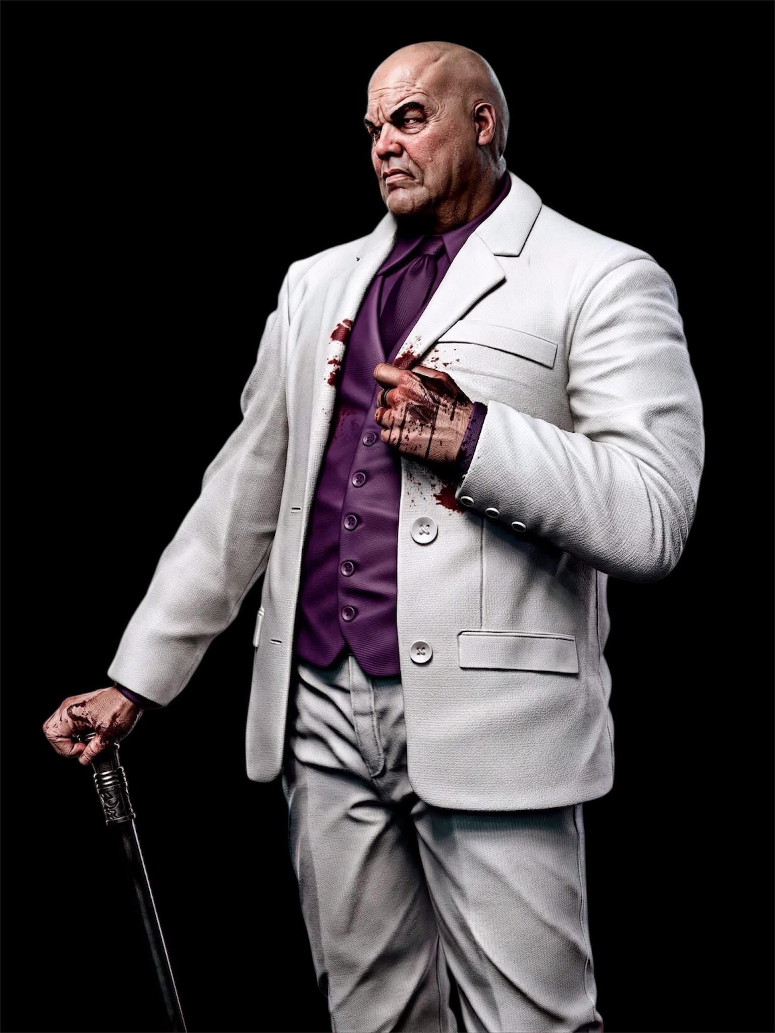 Brutal Crime Boss Statue – 1/6 hand Painted Figurine with Diorama Base