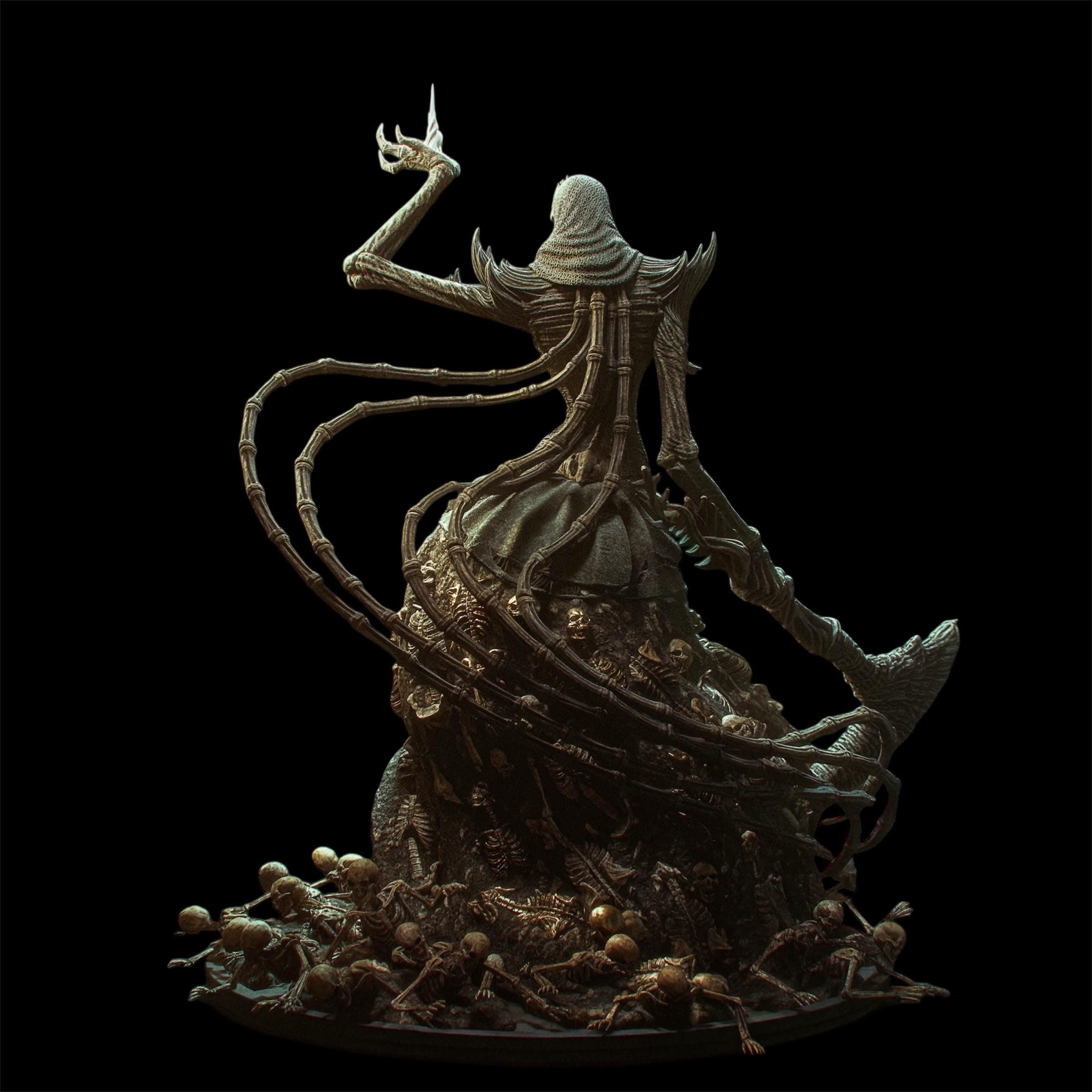 Harbinger of Decay | Hand-Painted Statue