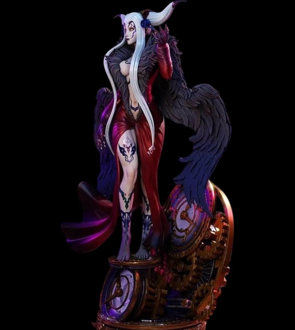 Dark Fantasy Demon Queen – Hand Painted Custom Resin Statue 1/6