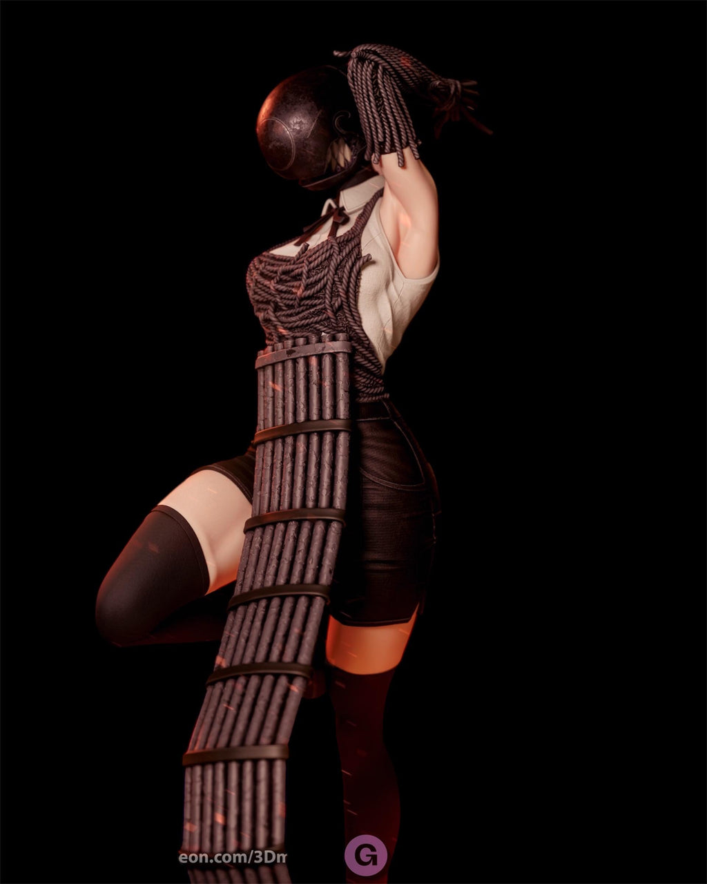 Explosive rezen – Hand Painted Resin Statue 1/6