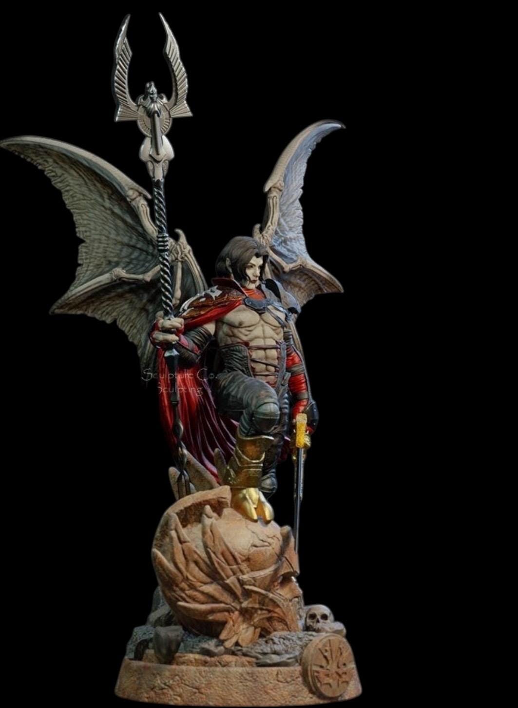Dark Fallen Vampire Statue – Hand Painted raziel Figurine 1/6 Scale