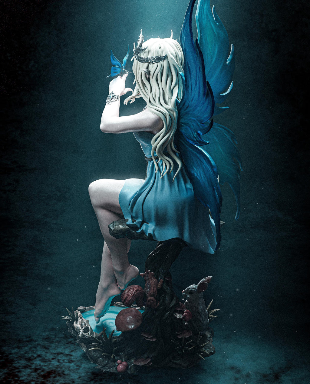 Divine Forest Fairy 1/6 Scale Hand Painted Resin Statue – Fantasy Collector Figure