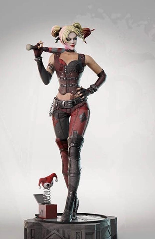 Chaos Jester Girl Custom Figurine – Dark Comic Style 1:6