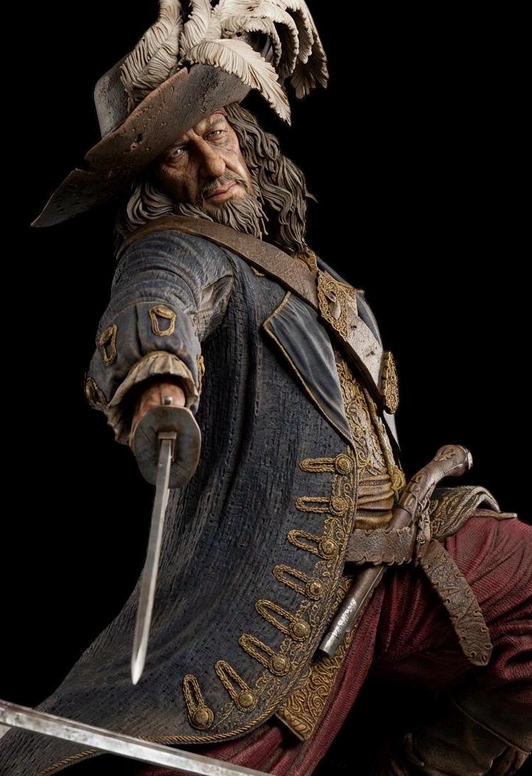 Pirate Duel Statue Painted Custom Figurine 1:6 Scale Resin Display Collectible 50cm