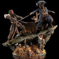 Pirate Duel Statue Painted Custom Figurine 1:6 Scale Resin Display Collectible 50cm
