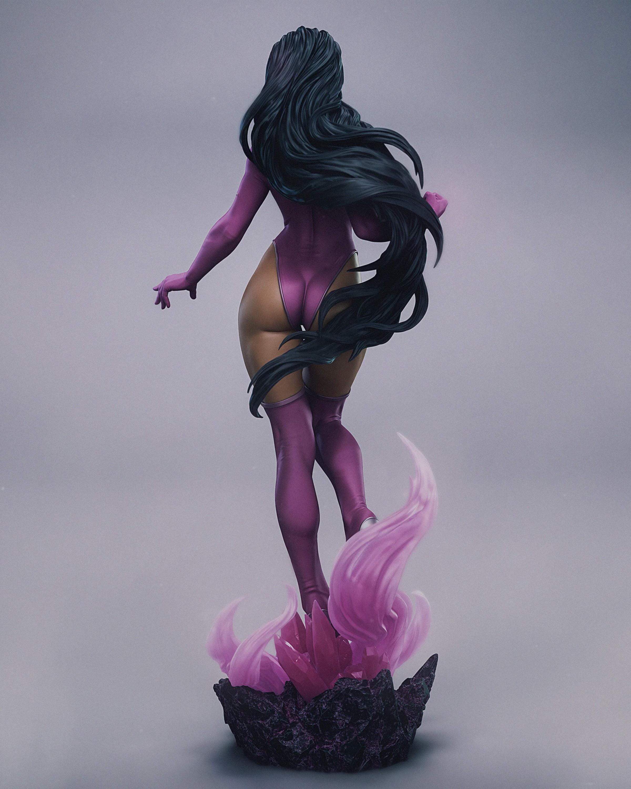 Cosmic Empress Resin Statue – Hand-Painted 1/6 Scale Fantasy Figurine