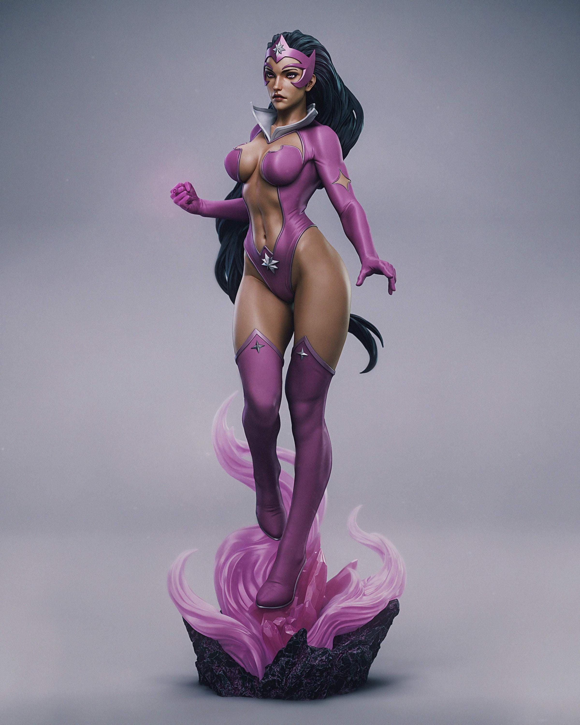 Cosmic Empress Resin Statue – Hand-Painted 1/6 Scale Fantasy Figurine