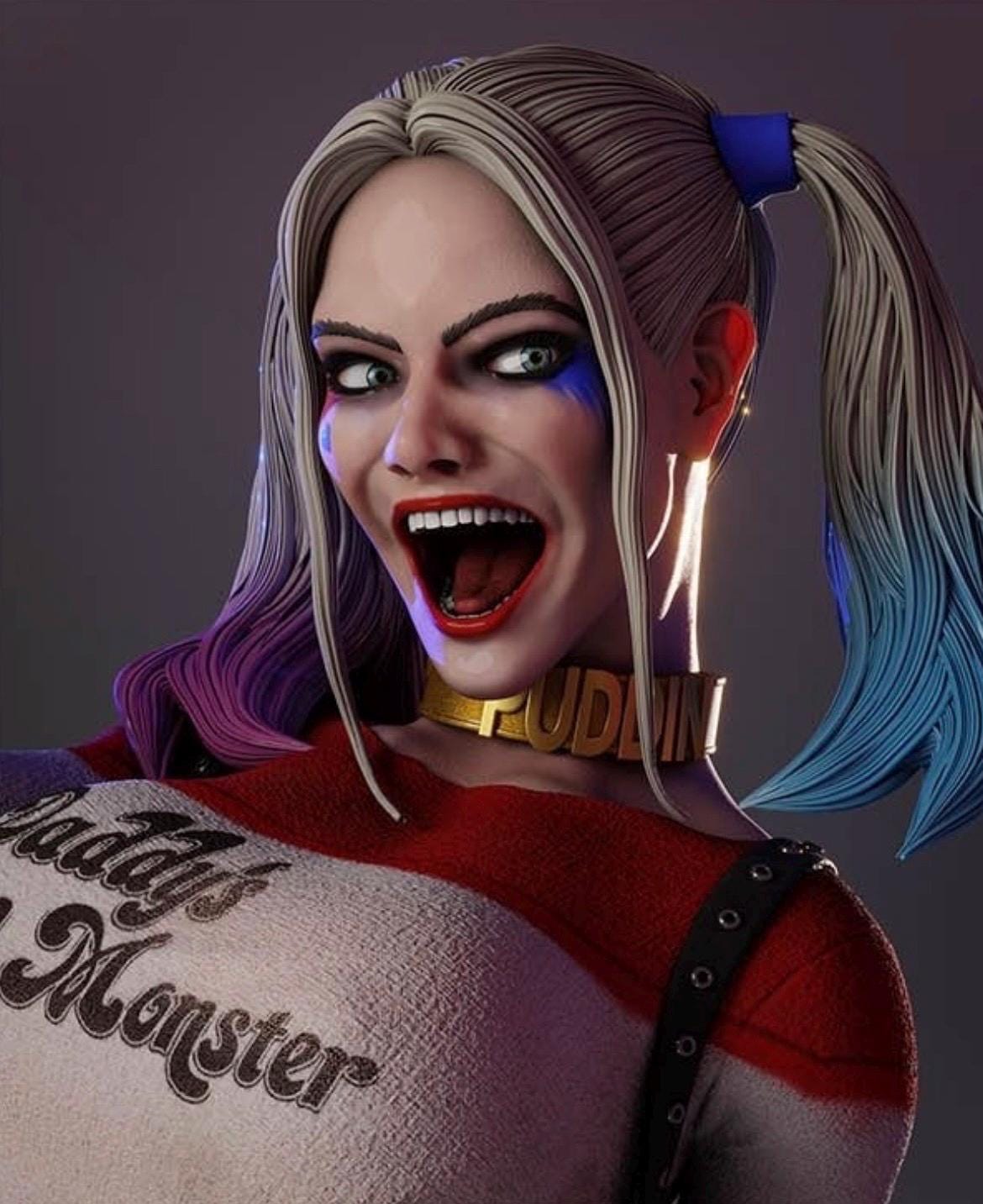 Chaotic Clown Girl Statue – Hand Painted Resin Figure 1:6 Scale