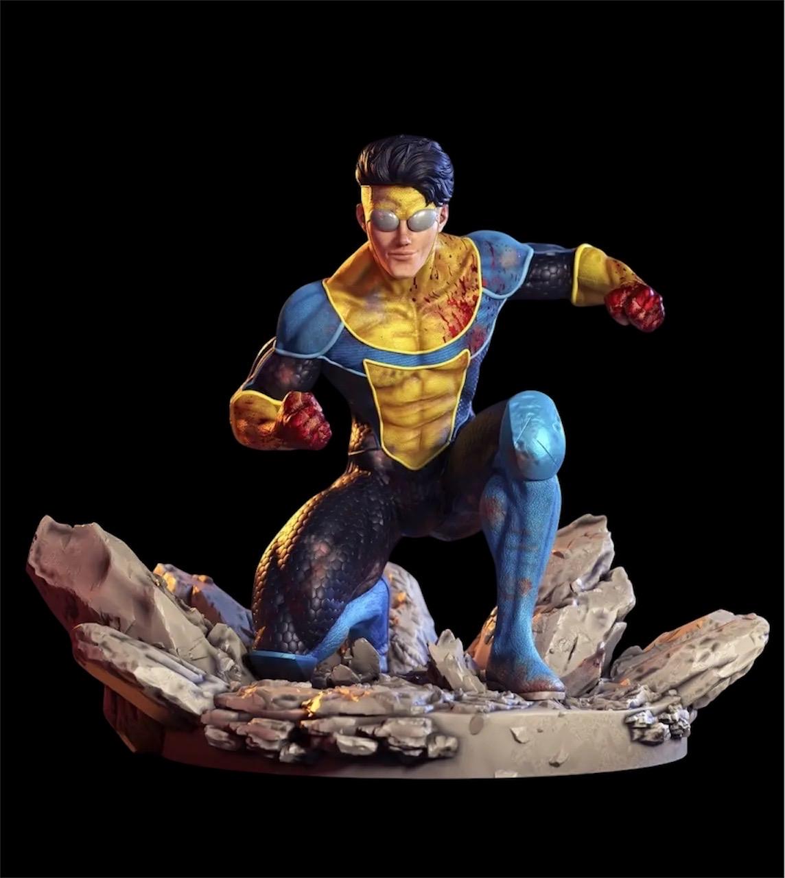 Battle Damaged Hero Statue – 1/6 Scale Hand-Painted Resin Collectible