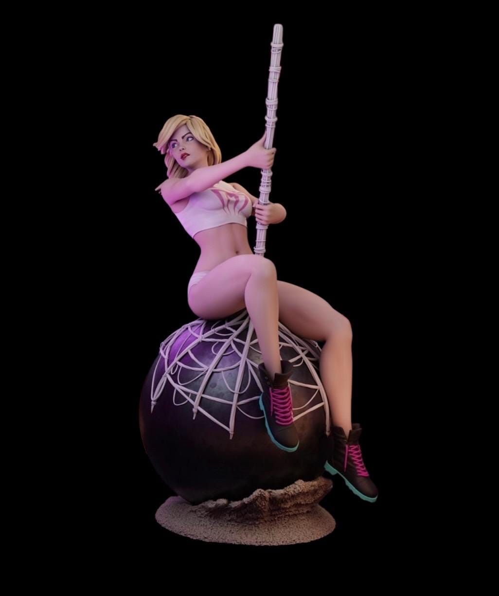 Blonde Pop Icon Custom Figurine | Hand Painted Resin Statue 1/6 Scale